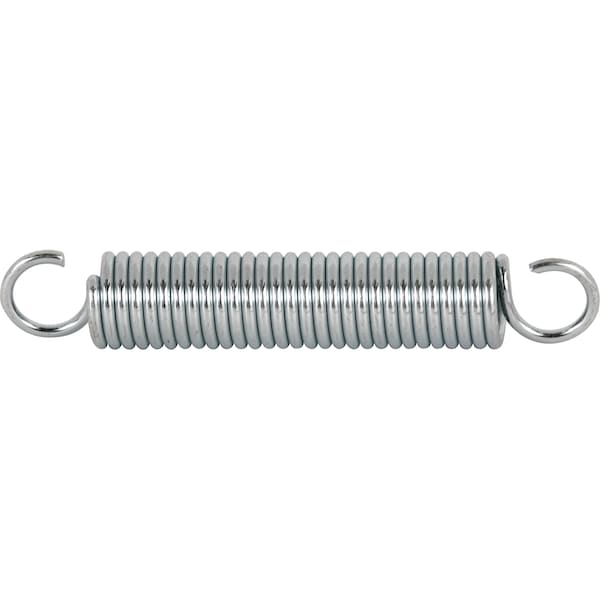 Prime-Line Extension Spring, 1/4 in. x 1-1/2 in. x 0.035 in., Steel, Single Loop, PK2 SP 9600 - main